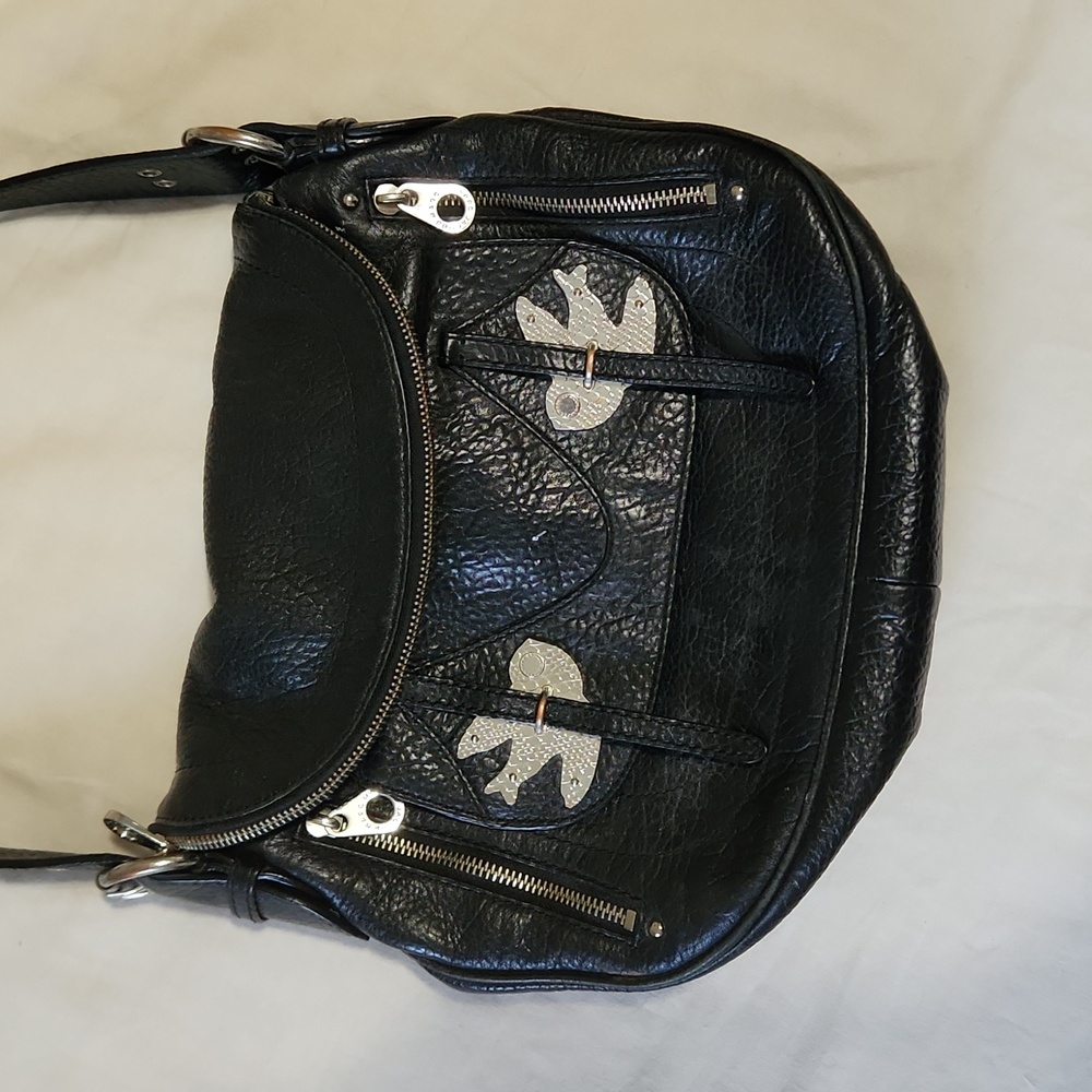 Marc by Marc Jacobs Petal to the Metal Natasha Bird Black Crossbody Bag
